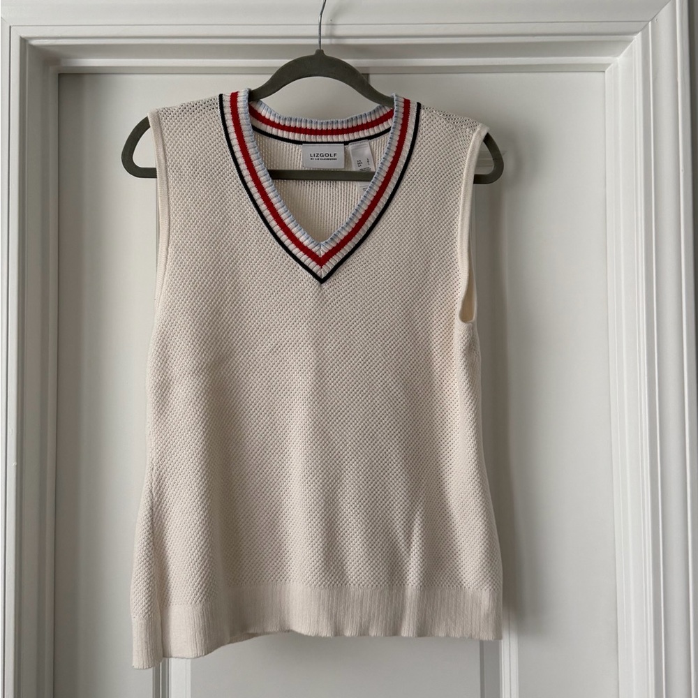 Liz Golf Liz Claiborne Knit Cotton Tank